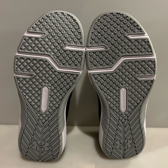 New Under Armour Men’s Charged Commit 3 Black Running Shoes - Size 8 (4E) NIB - Picture 4 of 5